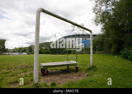 Der John Smith Stadium, Heimstadion der Premier League Football Club Huddersfield Town FC. Huddersfield. Yorkshire. Großbritannien Stockfoto