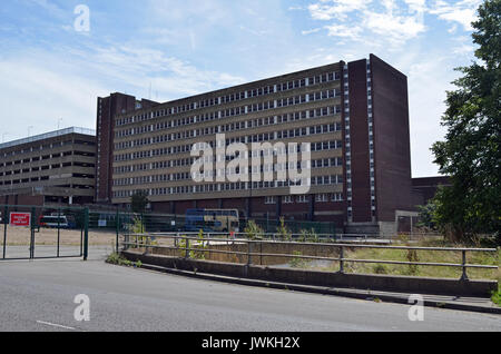 Belgrave House, Northampton. Ein Beispiel aus den 60er/70er Jahre brutalist Architecture. Stockfoto