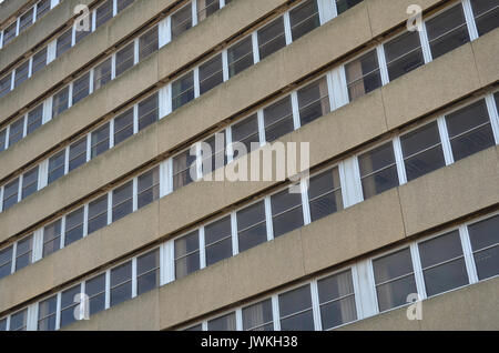 Belgrave House, Northampton. Ein Beispiel aus den 60er/70er Jahre brutalist Architecture. Stockfoto