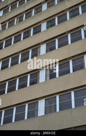 Belgrave House, Northampton. Ein Beispiel aus den 60er/70er Jahre brutalist Architecture. Stockfoto