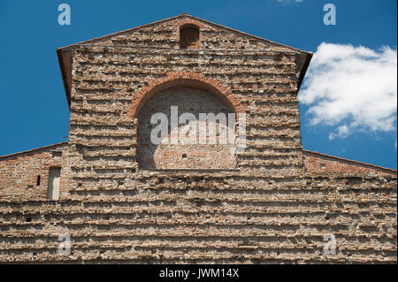 Renaissance Basilica di San Lorenzo von Filippo Brunelleschi im historischen Zentrum von Florenz aufgeführt von der UNESCO zum Weltkulturerbe in Florenz, Toskana, Italien Stockfoto