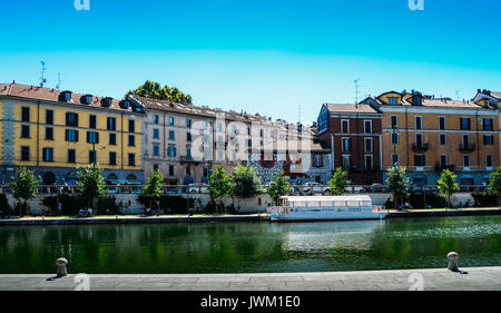 Böhmischen Stadtteil Navigli in Mailand, Italien Stockfoto