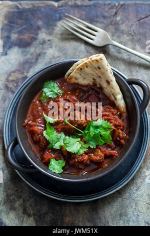 Rindfleisch und rote Rüben curry Stockfoto