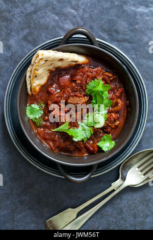 Rindfleisch und rote Rüben curry Stockfoto