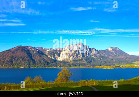 Schöne Landschaft mit Alpen, Salzburger Land, Österreich Stockfoto