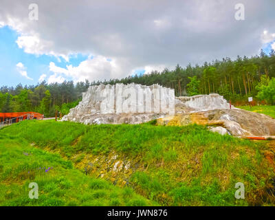 Egerszalok, Ungarn - Mai 05, 2017: Das Salz Hügel am Saliris Resort. Stockfoto