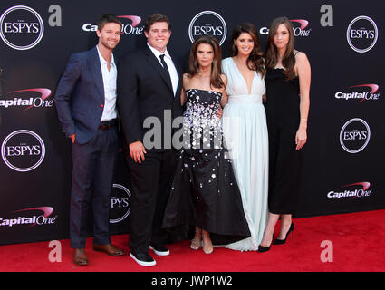 2017 ESPY Awards - Ankunft Mit: Maria Shriver, Patrick Schwarzenegger, Katherine Schwarzenegger, Christina Schwarzenegger, Christopher Schwarzenegger Wo: Los Angeles, Kalifornien, Vereinigte Staaten, wenn: 12 Jun 2017 Credit: FayesVision/WENN.com Stockfoto