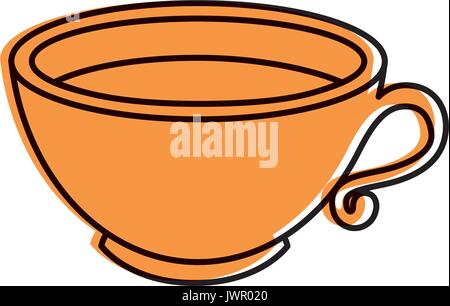 Lecker Kaffee Tasse Symbol Vektor illustration Graphic Design Stock Vektor