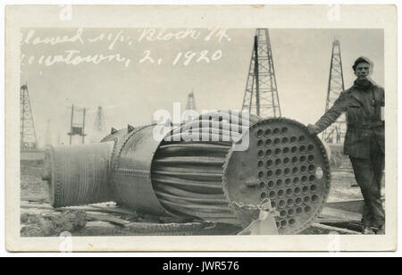 Blowed oben, Block 74, Newtown, Februar 1920 Stockfoto