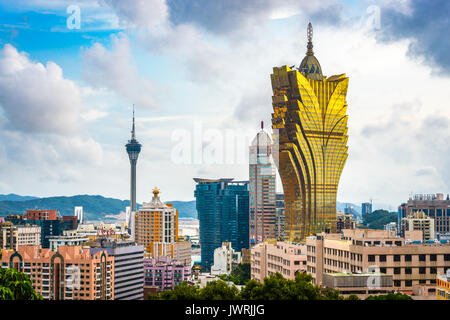 Macao, China Stadt Skyline. Stockfoto