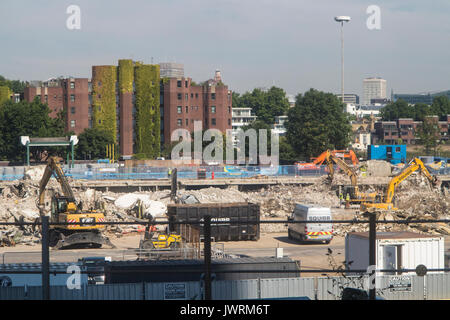 Der Ausbau der Neuen Covent Garden Fruitt, Gemüse- und Blumenmarkt Stockfoto