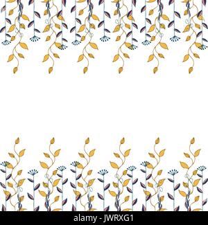 Aquarell Flower Background Vektor Stock Vektor