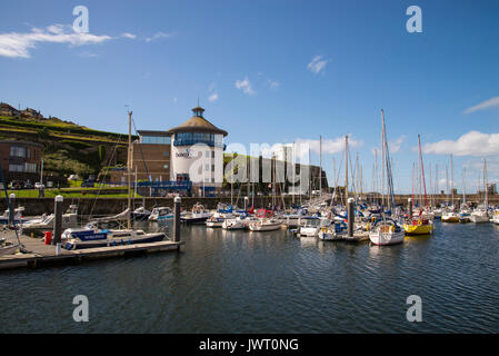 Whitehaven Hafen und Marina West Cumbria england Stockfoto