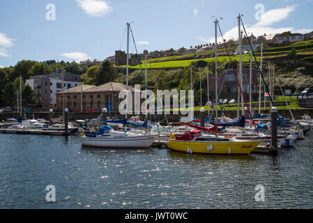 Whitehaven Hafen und Marina West Cumbria england Stockfoto