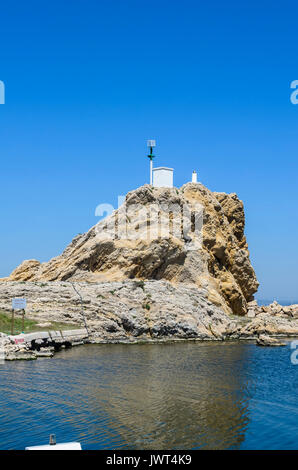 CHATEAUNEUF LES MARTIGUES, ROCHERS DES 3 FRERES, BDR FRANKREICH 13 Stockfoto