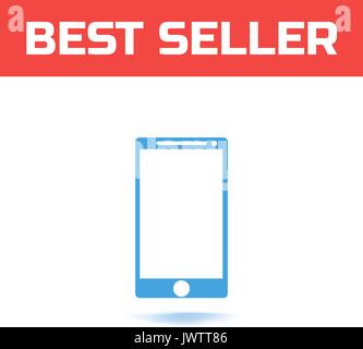 Smartphone-Symbol. Das Symbol für Ihre Website-Design, Logo oder Benutzer-Schnittstelle. Vektor-illustration Stock Vektor
