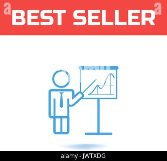 Chart Symbol. Das Symbol für Ihre Web site Design oder Logo oder Benutzeroberfläche. Vector Illustration Stock Vektor