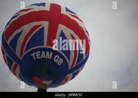 Bristol, UK. 13 Aug, 2017. Bristol International Balloon Fiesta, Bristol, UK Credit: NASTJA M/Alamy leben Nachrichten Stockfoto