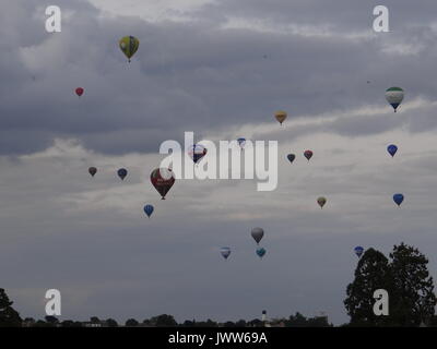 Bristol, UK. 13 Aug, 2017. Bristol International Balloon Fiesta, Bristol, UK Credit: NASTJA M/Alamy leben Nachrichten Stockfoto