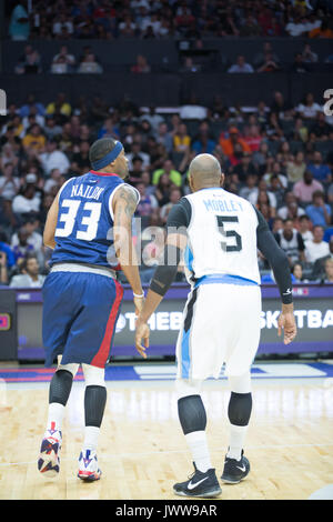 Atmosphäre während der BIG3 Game Week 8 Staples Center August 13,2017 Los Angeles, Kalifornien. Stockfoto