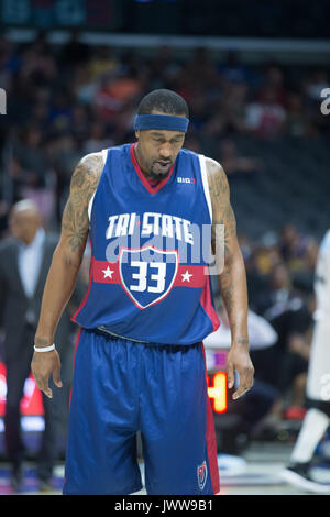 Atmosphäre während der BIG3 Game Week 8 Staples Center August 13,2017 Los Angeles, Kalifornien. Stockfoto