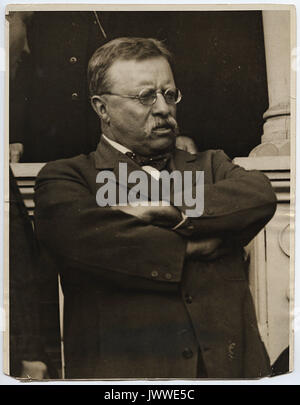 Oberst Theodore Roosevelt als er sieht heute. Stockfoto