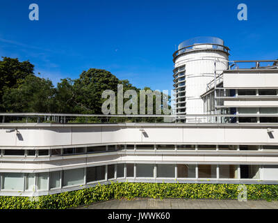 Detail der Fakultät der Göttlichkeit Gebäude auf der Sidgwick Site, Universität Cambridge Großbritannien Stockfoto