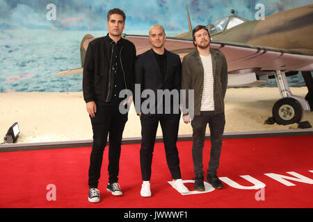 Weltpremiere von "unkirk" im Odeon Leicester Square - Ankunft mit: James Bourne, Matt Willis, Charlie Simpson, gesprengt, Wo: London, Großbritannien Wann: 13 Jun 2017 Credit: Lia Toby/WENN.com Stockfoto