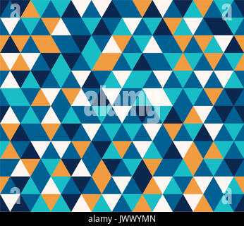 Dreieck Hintergrund nahtlose Muster Stockfoto