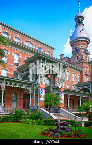 Das Henry B. Werk Museum und offiziellen Eingang an der Universität von Tampa Campus in Tampa, FL, USA Stockfoto