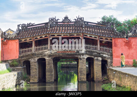 Brücke in Hoi An Vietnam Stockfoto