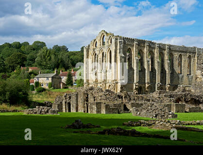 Rievaulx Abbey, North Yorkshire, England, Großbritannien Stockfoto
