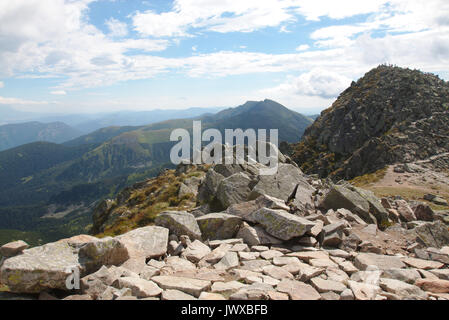 Ansicht der Demanovska Tal, Slowakei Stockfoto