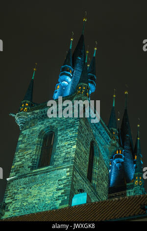 Gemeindehaus mit Smetana Hall, Prag, Tschechische Republik. Stockfoto