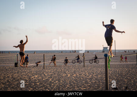 Malibu und Santa Monica Stockfoto