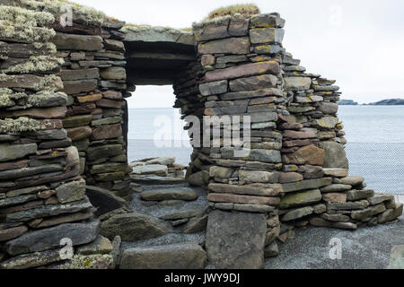 Jarlshof Ruinen shetland Stockfoto