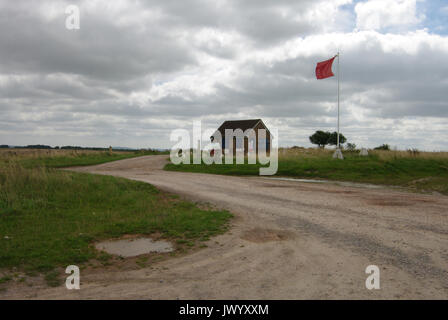 Urchfont Hill, Wiltshire, Großbritannien Stockfoto