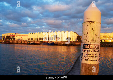 Alte woolsheds Ahuriri Napier Hawkes Bay Stockfoto