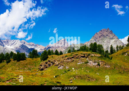 Schönen Berglandschaft, Alpe Devero, Italien Stockfoto