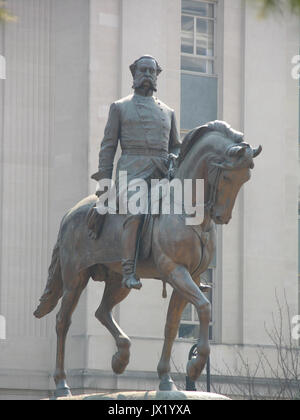 Statue von Wade Hampton (Rasen der Südcarolina Statehouse) Stockfoto