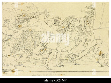 HOWARD (1828 33) Shakspeare, der Sturm, Vol. 1, p069 Stockfoto