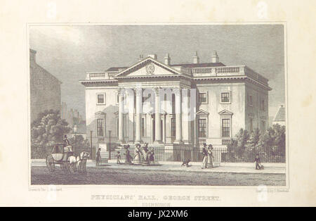 MA (1829) p124 Ärzte' Hall, George Street, Edinburgh Thomas Hosmer Shepherd Stockfoto