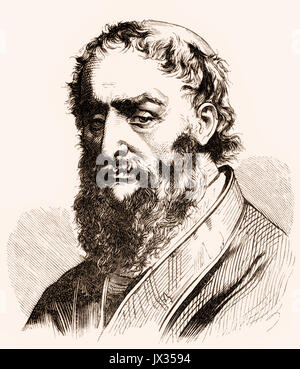 Papst Sixtus V oder Xystus V, 13. Dezember 1521. - 27. August 1590, regierte von 24 April 1585 bis zu seinem Tod Stockfoto