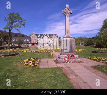 Bunte Szene in Kingussie, Central Highlands Stockfoto