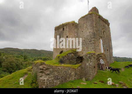 Tarbert Schloss Argyle, Schottland Stockfoto