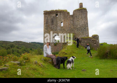 Tarbert Schloss Argyle, Schottland Stockfoto