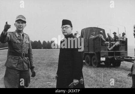 Subhas Chandra Bose in Deutschland (2) Stockfoto