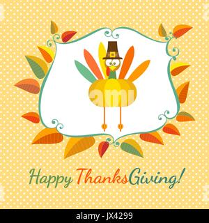 Happy Thanksgiving Day. Stock Vektor