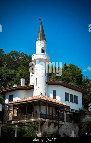 Balchik Palace in der bulgarischen Stadt am Schwarzen Meer Stockfoto