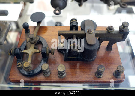 Fernschreiber Schlüssel und Echolot Bennington Museum Bennington, VT 08644 DSC Stockfoto